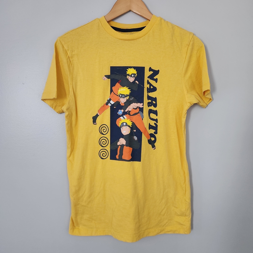 Naruto Yellow Graphic T-Shirt